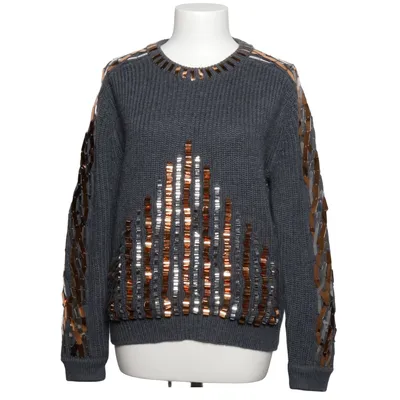 Strickpullover (Grau, Silber, Gold) von Kenzo Wolle