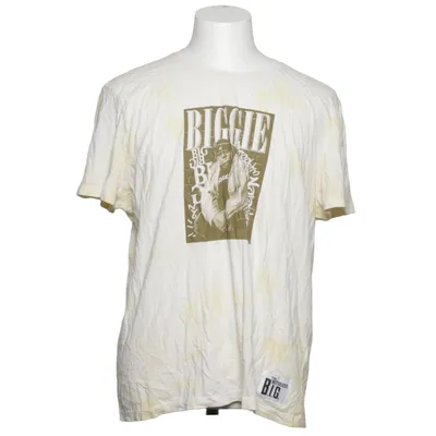 T-shirt (Hvid, Beige) fra The Notorious B.I.G Bomuld