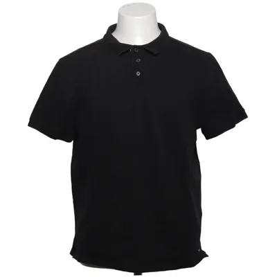 Polo shirt (Black) from Tom Cotton, Elastane