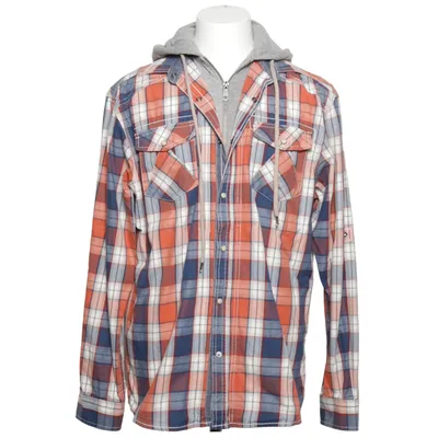 Flanellskjorta (Blå, Röd, Flerfärgad) från Tom Tompson Bomull, Polyester
