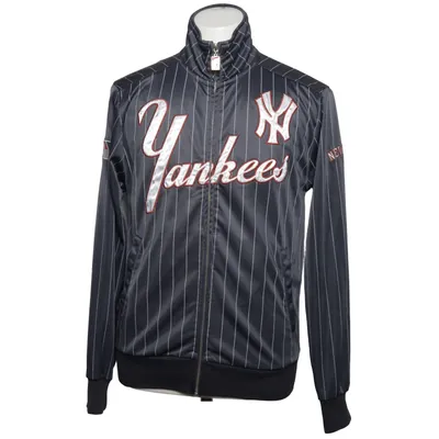 Bomberjacke (Schwarz, Weiß) von Majestic Athletic Polyester