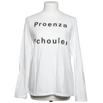Langærmet t-shirt (Hvid) fra Proenza Schouler Bomuld, Elastan