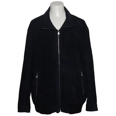 Leren jack (Zwart) van Chevirex Leer, Polyamide, Polyester, Viscose