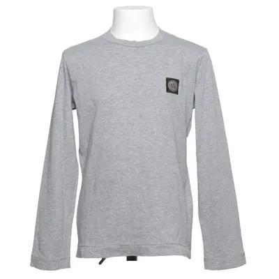 Langærmet t-shirt (Grå) fra Stone Island Junior Bomuld