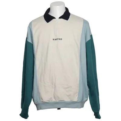 Sweatshirt (Green, Blue, Beige) from Kaotiko Cotton, Polyester