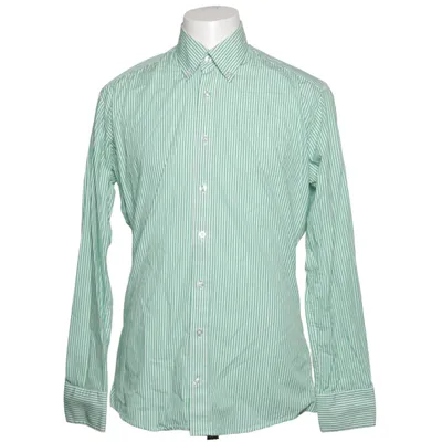Shirt (Green, White) from Tailor Store Cotton