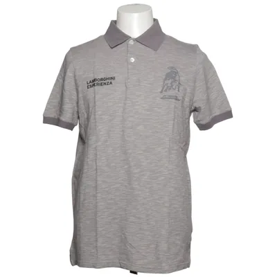Polo shirt (Gray) from Automobili Lamborghini Cotton