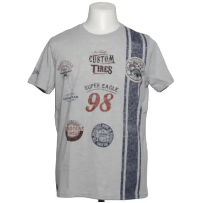 T-shirt (Grau) von Goodyear Baumwolle, Polyester