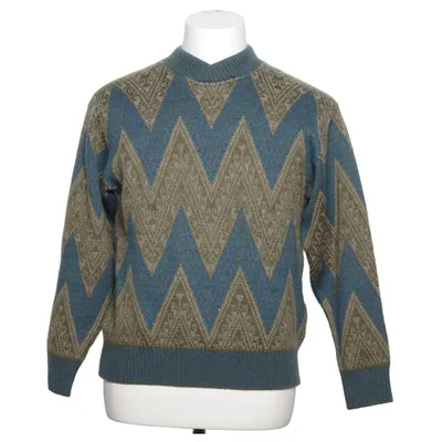 Sweater (Blue, Green) from Ascot Acrylic, Polyamide, Wool