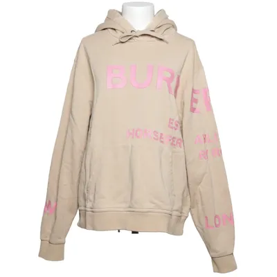 Huvtröja (Beige, Rosa) från Burberry Bomull, Elastan