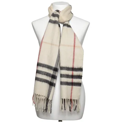 Sjaal (Beige, Zwart, Rood) van Burberry