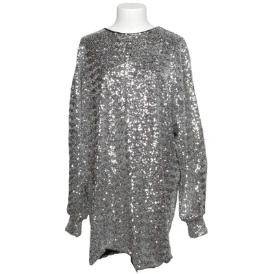 Cocktailklänning (Silverfärgad) från Isabel Marant Bomull, Polyester, Silke, Viskos