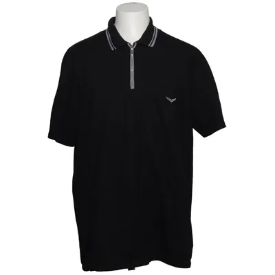 Poloshirt (Zwart) van Trigema