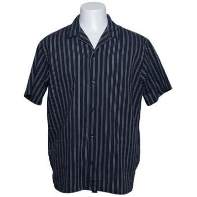 Korte mouwen shirt (Blauw, Zwart) van Jack & Jones Katoen, Polyester