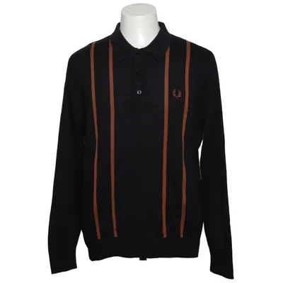 Tröja (Svart, Orange) från Fred Perry Bomull
