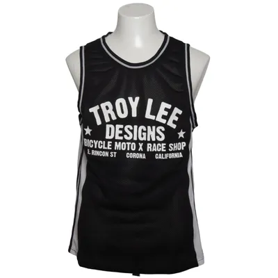 Basketball shirt (Black, White) from Troy Lee Designs Polyester