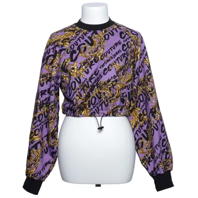 Sweatshirt (Purple, Black, Gold) from Versace Jeans Couture Cotton, Elastane