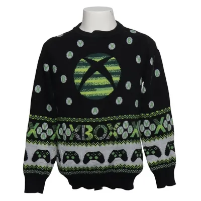 Kersttrui (Zwart, Groen, Wit) van Xbox Acryl, Polyester