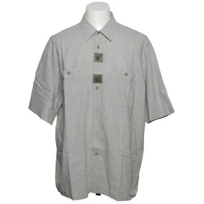 Chemise à manches courtes (Gris) de Luko Coton, Lin