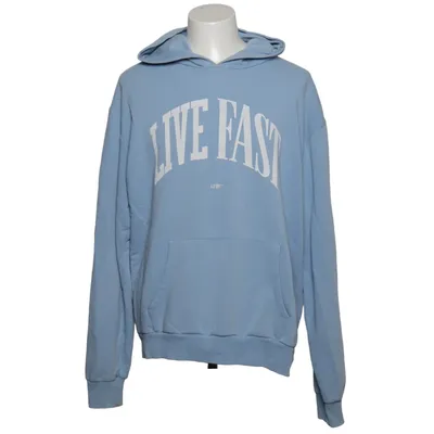 Hoodie (Blue) from Lfdy Cotton, Polyester