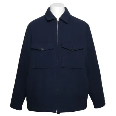 Skjortejakke (Blå) fra H&M Man Polyamid, Polyester, Viscose, Uld