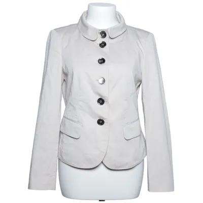 Blazer (Beige) de Burberry Coton, Cupro, Élasthane, Polyester