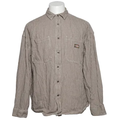 Shirt (Brown, White) from Dickies Cotton