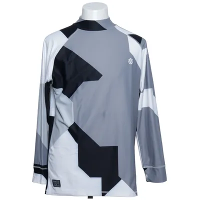 Maillot de vélo (Noir, Blanc, Gris) de Siroko Élasthane, Polyester