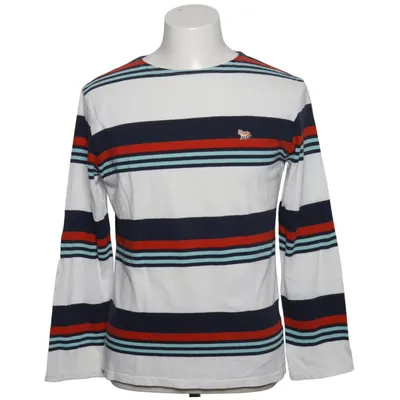 Lange mouwen shirt (Wit, Blauw, Rood) van Maison Kitsuné