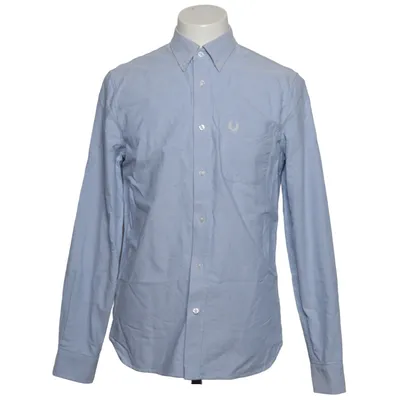 Overhemd (Blauw) van Fred Perry Katoen