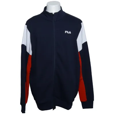 Sports jacket (Blue, Multicolored) from Fila Cotton, Polyester