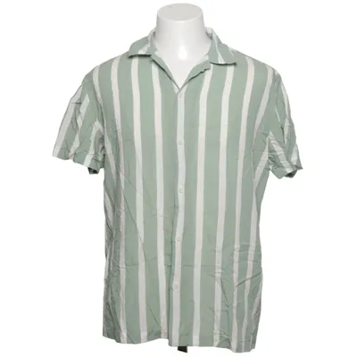 Chemise à manches courtes (Vert, Blanc) de Selected Homme Coton biologique, Tencel