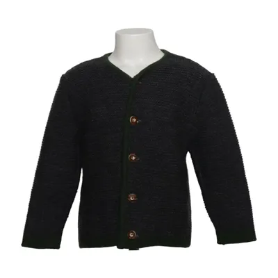 Cardigan (Grijs, Groen) van Isar-Trachten Acryl, Wol