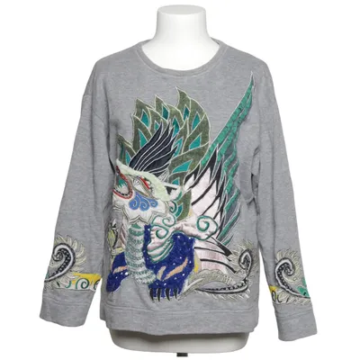 Sweatshirt (Gray, Multicolored) from Roberto Cavalli Cotton, Viscose