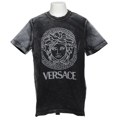 T-shirt (Sort, Grå) fra Versace Bomuld