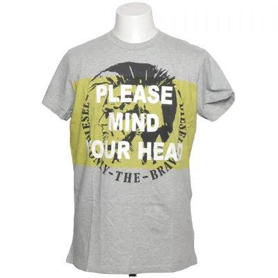 T-shirt (Grijs, Groen, Meerkleurig) van Diesel Katoen