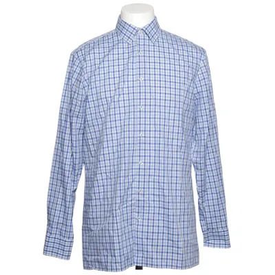 Shirt (Blue, White) from Nobel League Cotton