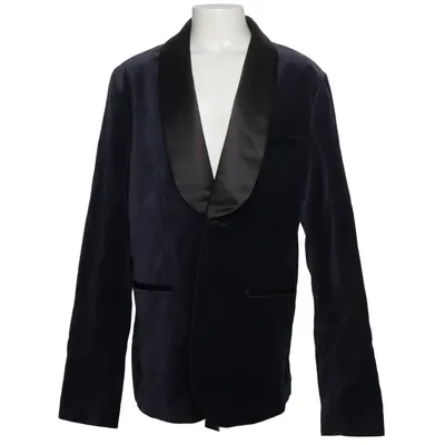 Tuxedo jacket (Black, Blue) from Zara Polyester