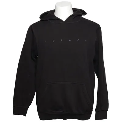 Huvtröja (Svart) från Aspact Bomull, Polyester