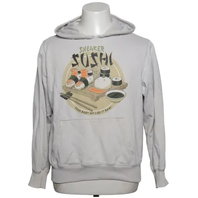 Capuchon sweater (Grijs) van Sneaker Freak Katoen, Polyester