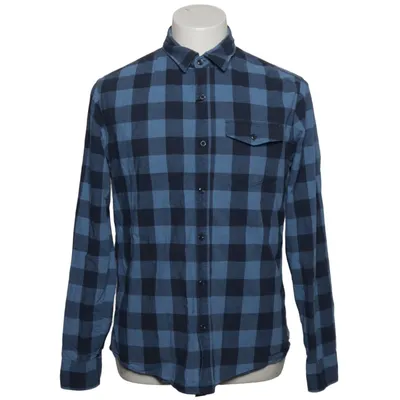 Chemise en flanelle (Bleu) de Colin's Coton