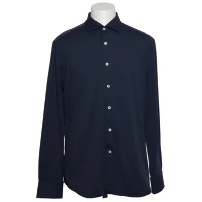 Chemise (Bleu) de Traiano Milano Élasthane, Polyamide, Polyester