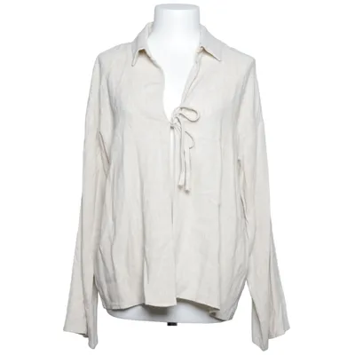 Bluse (Beige) fra 4th + Reckless Linned, Viscose