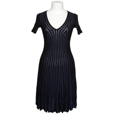 Dress (Black, Blue) from Kenzo Cotton, Viscose
