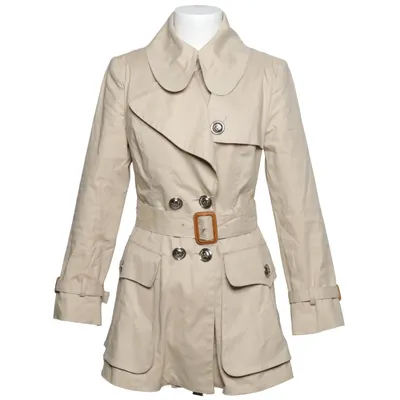 Trench coat (Beige) from Burberry Cotton, Polyurethane