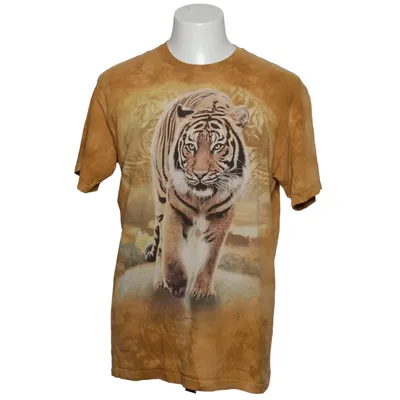 T-shirt (Bruin) van The Mountain Katoen