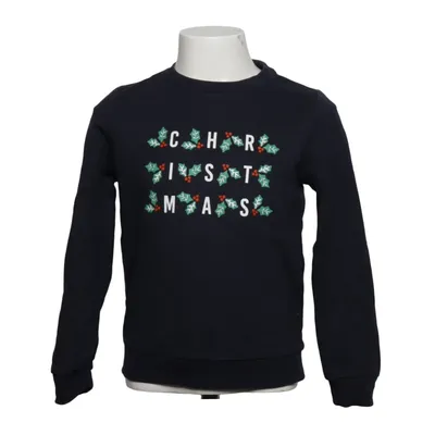 Pull de Noël (Noir) de John Cabot Coton, Polyester