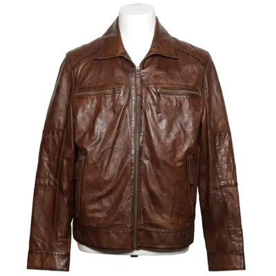 Leather jacket (Brown) from A.W. Dunmore