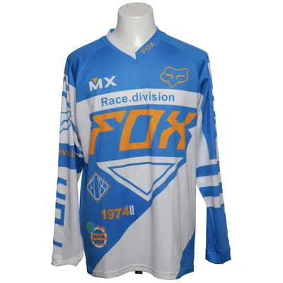 Træningstrøje (Blå, Hvid, Orange) fra Fox Elastan, Polyester