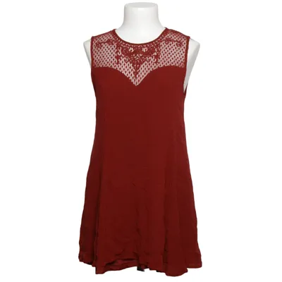 Jurk (Rood) van Forever 21 Katoen, Polyamide, Polyester, Viscose